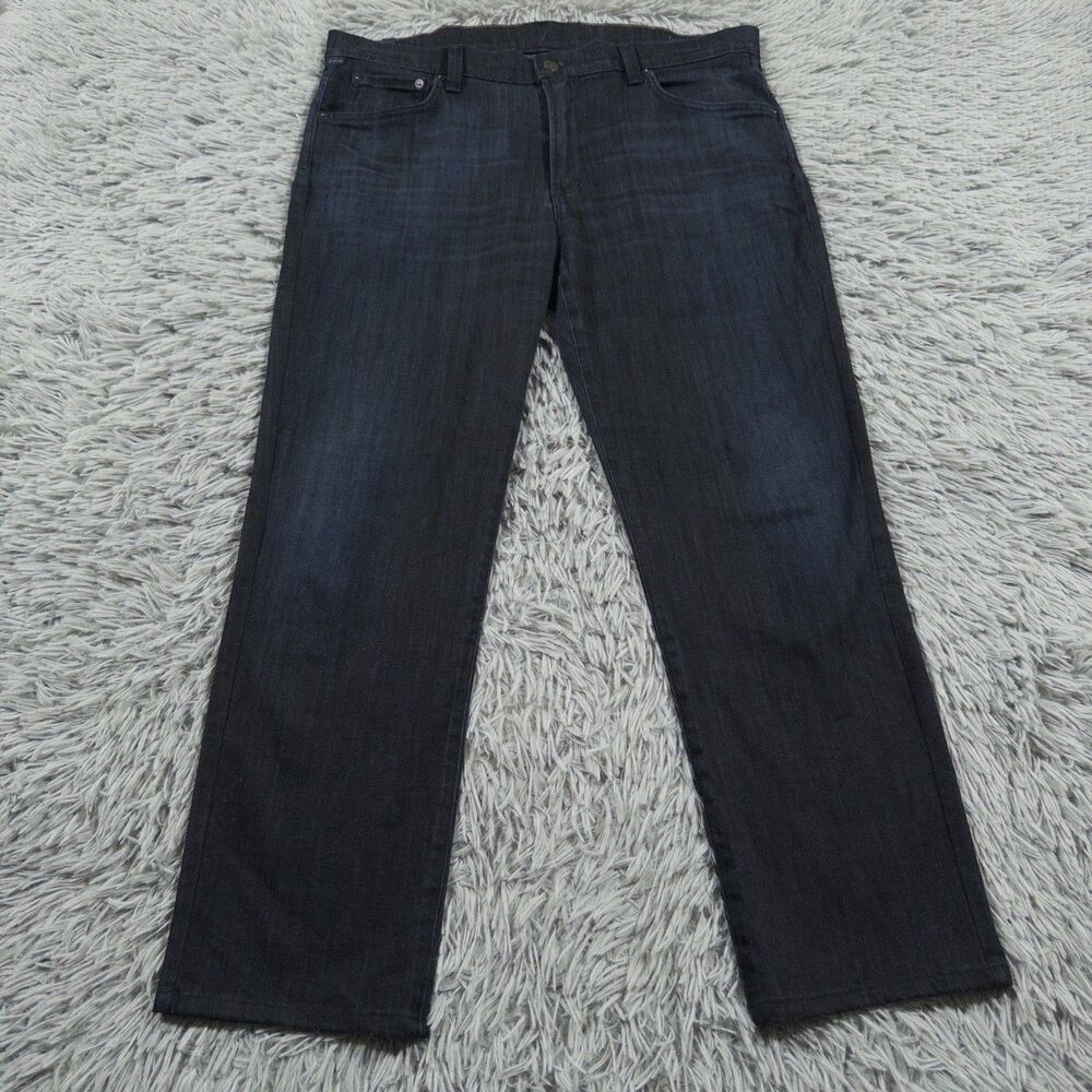 Citizens Of Humanity Jeans 36 (Fits 36x27) Blue Sid Straight Leg Dark Wash Mens